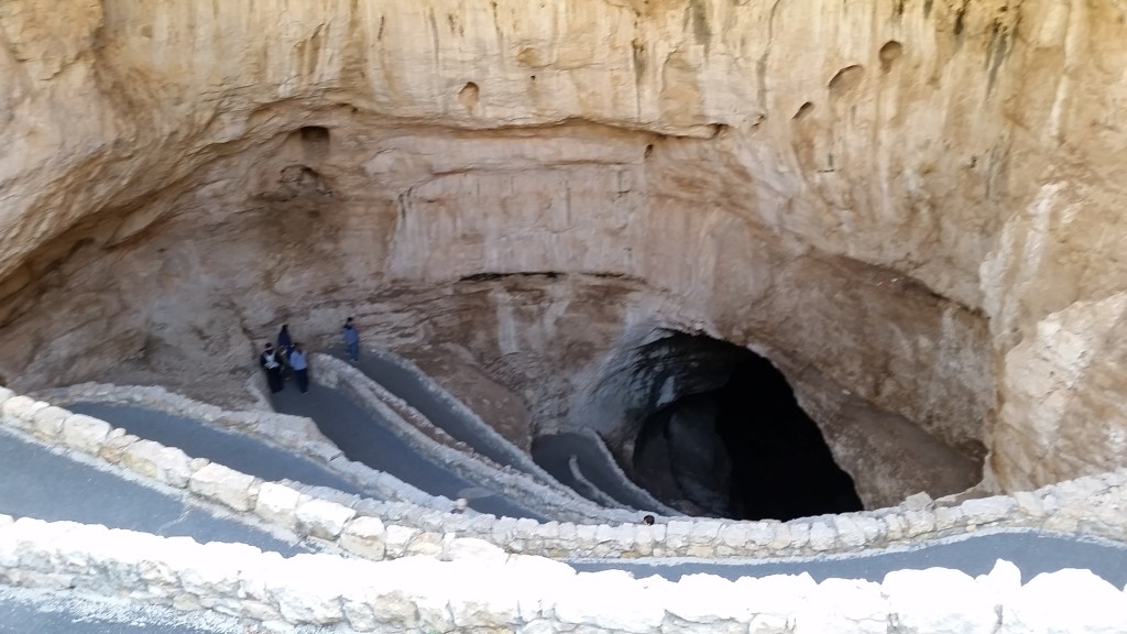 Natural entrance to Carlsbad Caverns
