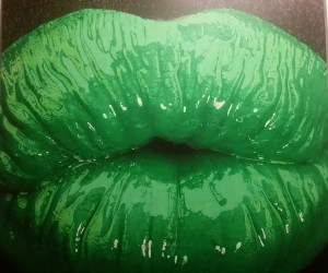 Green lips